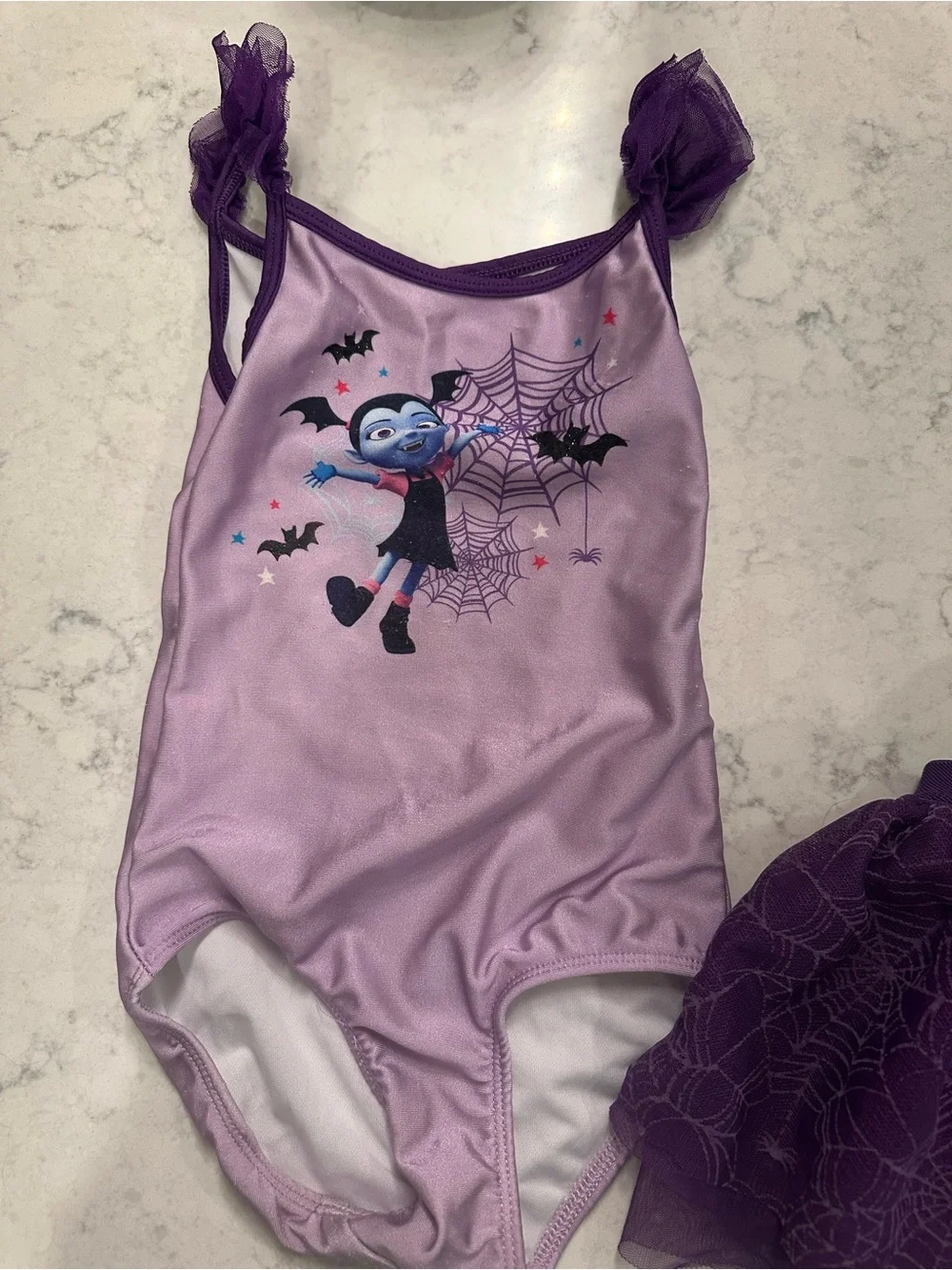 Disney Vampirina 2 piece Tutu Costume Set for girls